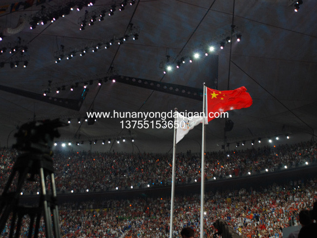 北京奧運(yùn)會(huì)開(kāi)幕升旗儀式旗桿